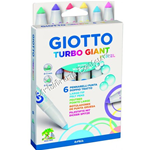 Pennarelli Turbo Gigant Pastel a 6 Giotto