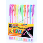 Blister 10 Penne Roller Gel Pastel KohiNoor